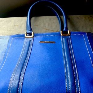 Nine west tote blue handbag no tags never used